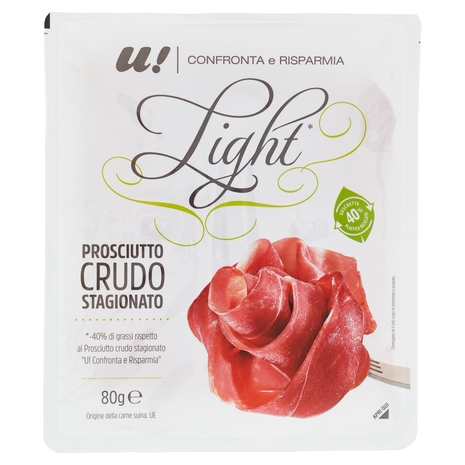 Prosciutto Crudo Stagionato Light U! Confronta e Risparmia